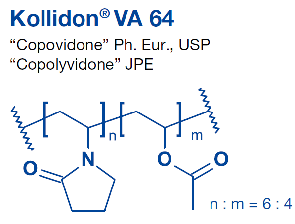 巴斯夫Kollidon® VA 64：专为HME优化的共聚维酮